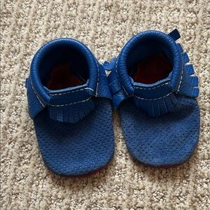 Freshly Picked Navy Kids Moccasins